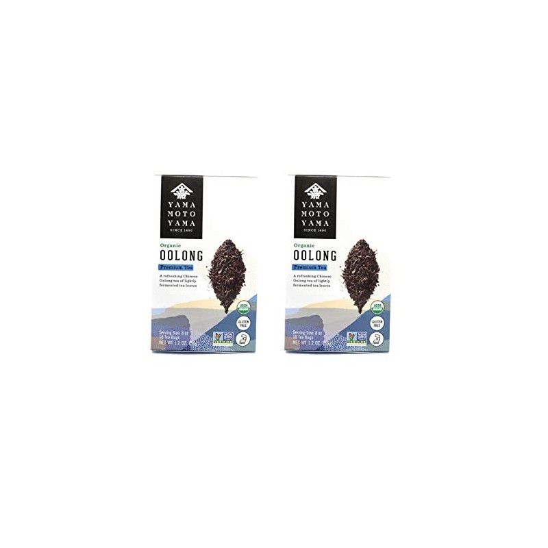 Yamamotoyama Organic Oolong Premium Tea (2 Pack, Total of 16oz)