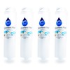 4-Pack Replacement for General Electric PTS25LHSCRBB Refrigerator Water Filter -