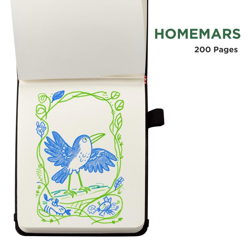 HOMEMARS Small Notebook, Pocket Notebook, Note Pads,3 Pack, Notebook A6,