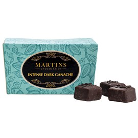 Martin's Chocolatier Schokoladendose, 200 g, intensiver dunkler Ganache