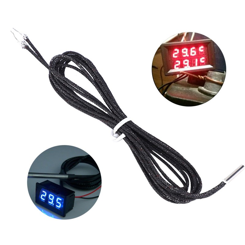 RT100K-350BW Temperature Probe 100K NTC Thermal Resistor Sensor Fit for