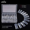 NMKL38 120Pcs Dual Forms Full Cover Nail Tips Upper Arched