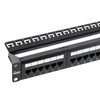 Tecmojo 24 Port Patch Panel, Cat6 Patch Panel, 1U Patch