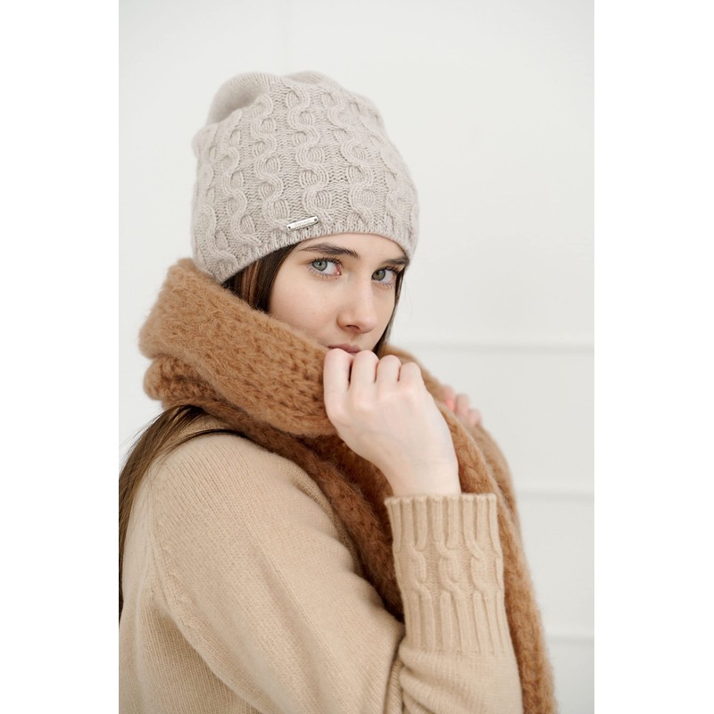Frost Hats Cashmere Slouchy Winter Hat for Women Soft Warm