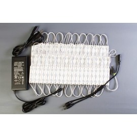 40ft Red Storefront windows LED Light module with UL 12v AC Power adapter