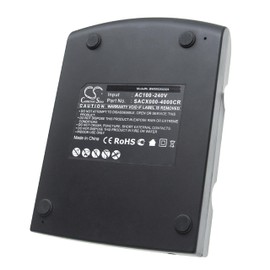 vhbw 4-Fach Ladestation kompatibel mit Symbol MC3090R-LM48S00LER, MC3090S-DC48H00G-E Mobiler Computer Barcode Scanner - Schwarz