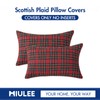MIULEE Set of 2 Scottish Tartan Plaid Throw Pillow Covers