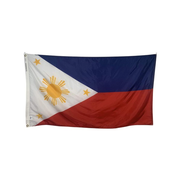 5x8' Flag of The Philippines - All Weather Nylon &