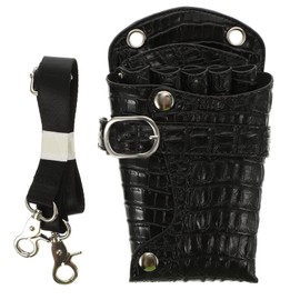 Baluue Haircutting Scissors Tool Belt Stylist Scissor Pouch Barber Waist Bag for Hair Salon