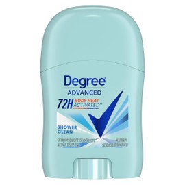 Degree Antiperspirant Deodorant Shower Clean 72-Hour Sweat & Odor Protection Antiperspirant for Women with Body Heat Activated Technology 0.5 oz