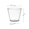 Kaya Plastic Crystal Cups- 9 oz. | Clear | Round