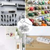 Changyeah Pack of 60 Perforated Wall Hooks, Perforated Sheet Metal