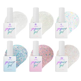 Yogurt Gel Princess Maker 6 types of individual glitter gel / 요거트젤 프린세스메이커 6종 단품 글리터젤