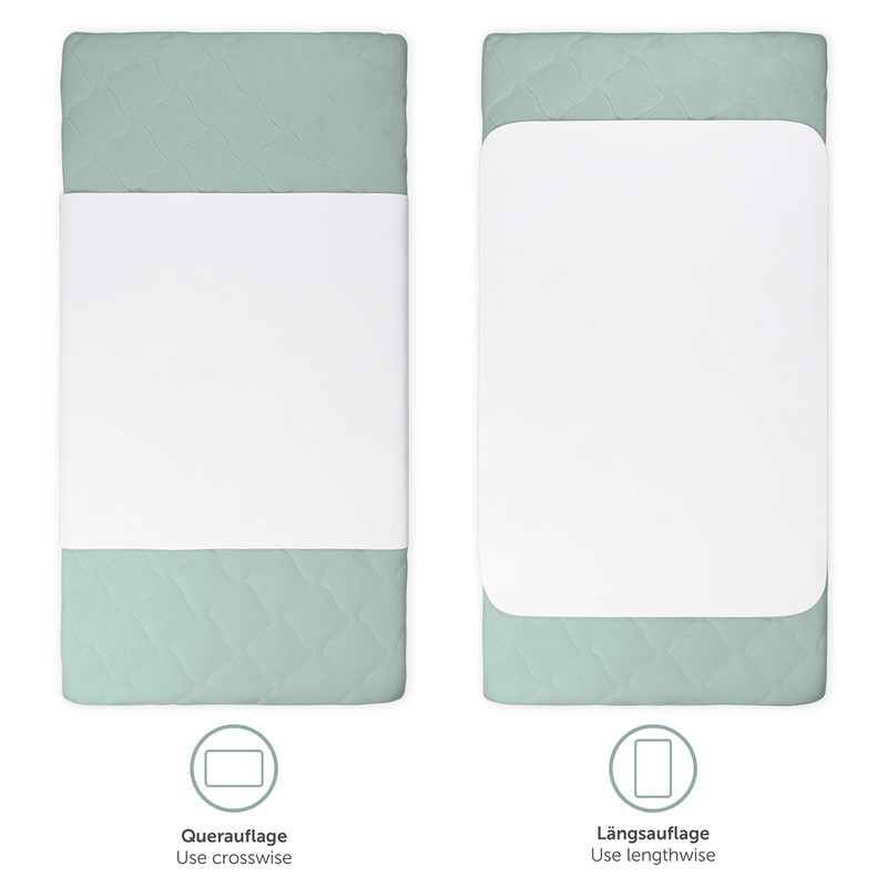 Laleni Waterproof Molton Mattress Pad, Breathable Mattress Protector 100 %