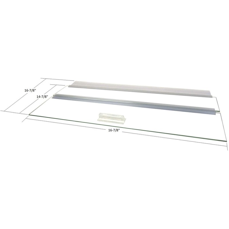 Glass Canopy Two Piece Set for Aquariums with and Without