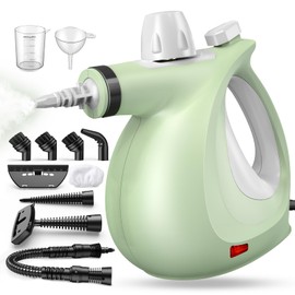 Steam Cleaner, Powerful Pressurized Handheld Steam Cleaner for Home with 11-Piece Set, Chemical-Free Multi-Surface Steamer for Effective Cleaning, Perfect for Furniture, Upholstery, Grout, Couch & Car