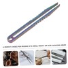 ORFOFE Diamagnetic Titanium Tweezers Mini Precision Tweezers Outdoor Camping Tool