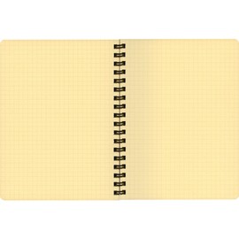 Roruban Memo Pad with the Pocket B6 Grid 70 Pages GOLD
