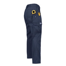 NOUTEX FR Ristop Pants for Men 6.5oz Flame Resistant Pants (2112& CAT2) 6-Pockets with Double Reinforced Knees Dark Blue