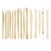 Yosugar 15 Pieces Modelling Tool Sculpture Clay Carving Tool Kit,
