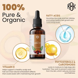 RAQK Batana Oil for Hair Growth Natural Scalp Oil for Strengthening, Repairing Damaged Hair, and Encouraging New Growth Pure & Paraben-Free Hair Growth Oil with Easy Dropper Lid and Eyelash kit