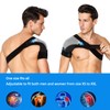 Shoulder Support - Adjustable Shoulder Brace Compatible with Hot/Cold Pad
