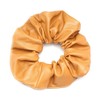 QinGoo Camel Leather Elastic Hair Scrunchie Beautiful Women's Scrunchie Hair