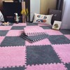 12 alfombras de espuma entrelazadas lanudo – 12 x 12