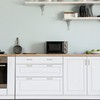 Ravinte 30 Pack 4 Inch Kitchen Square Cabinet Handles Satin