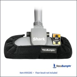 VacuBumper - Bumper Guard for Vacuum Floor Brush - Available in 2 Sizes - Size X-Small fits Front Width 8" - 10" (Item #VH33XS)