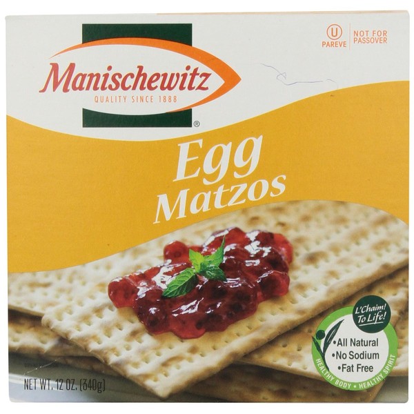 Manischewitz Egg Matzo, 12 oz