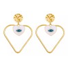Deluxe Aretes Ojo Turco Mano Fatima Colgante Joyería Protege