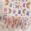 Butterfly Nail Stickers for Nail Art - 5D Embossed Nail
