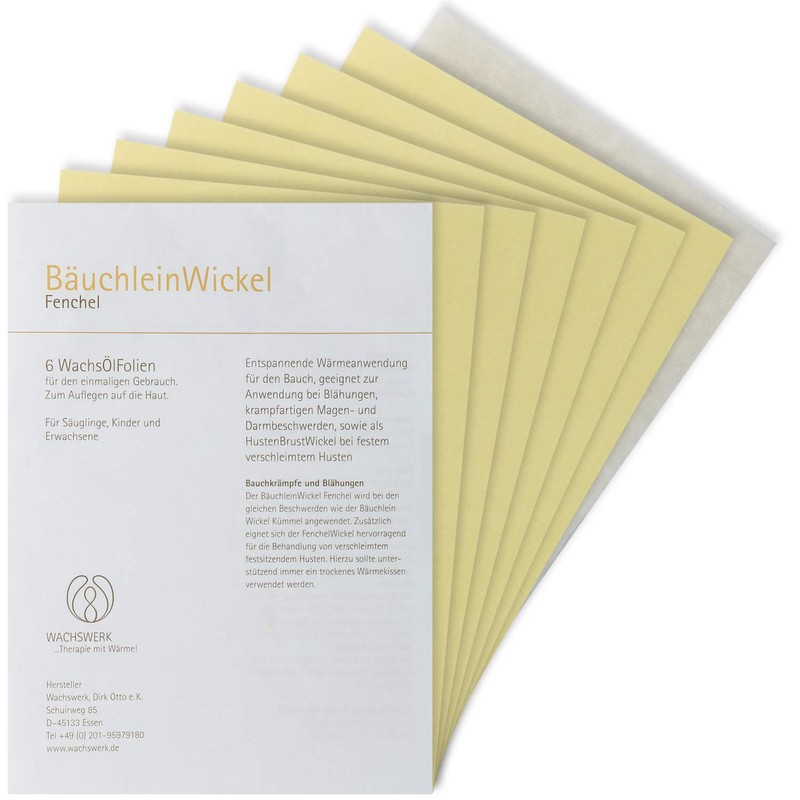 Wachswerk Belly Wrap Fennel 2% Pack of 6