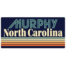 Murphy North Carolina 5 x 2.5-Inch Fridge Magnet Retro Design