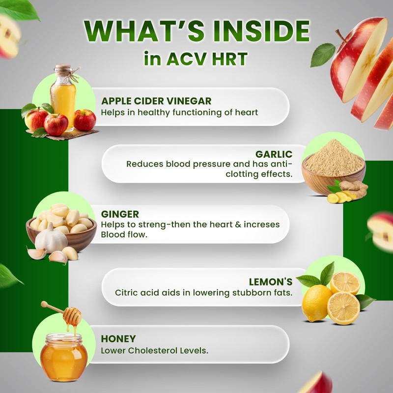 Dr. Patkar's Apple Cider Vinegar Garlic,Ginger,Lemon And Honey (Pack Of