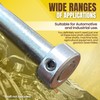 (4-Pack) 1/2” Bore Solid Steel Shaft Collars with Zinc Plated