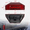 Partsam 2Pcs Rear UTV Tail Light Assembly, Compatible with Polaris