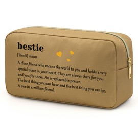 Bestie Gifts Bestie Birthday Gifts Bestie Definition Noun Cosmetic Bag Friendship Gifts for BFF Bestie Makeup Bag Long Distance Friendship Gifts for Women Bestie Gifts for Women Work Bestie Gifts