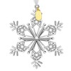 West style 2024 Christmas Tree Ornaments Set Metallic Snowflake Hanging