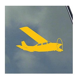 Cessna 210 Centurion Pilot in Flight Vinyl Sticker Decal Flight School Travel Training