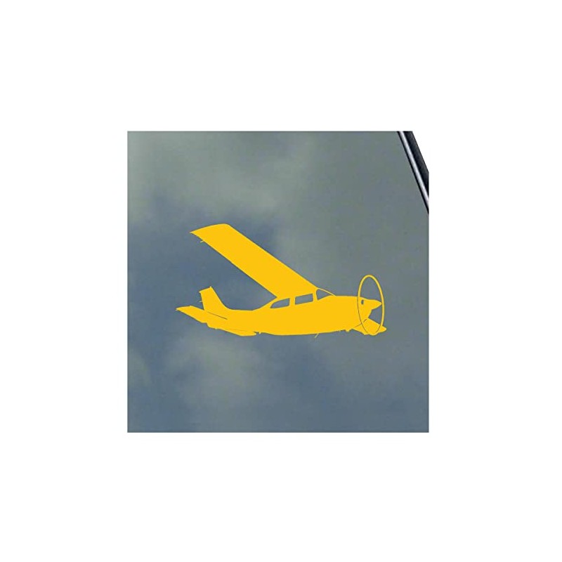Cessna 210 Centurion Pilot in Flight Vinyl Sticker Decal Flight