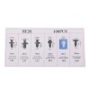 motor_speed 100Pack Universal Rivet Clips Car Retainer Fender Liner Fastener