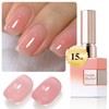 Double Rhythm Translucent Gel Polish Sheer Neutral Natural Light Milky