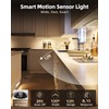 EZVALO 5 Pack Under Cabinet Lighting, Rechargeable Motion Sensor Light,