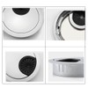 2Pcs 80mm Desk Cable Grommets, Computer Desk Metal Cable Hole,