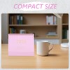SHINEOFI Desk Calendar 2025-2026 Small Desktop Standing Flip Calendar for