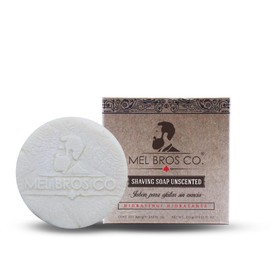 MEL BROS CO. Jabón para Afeitar Sin Aroma Fácil Afeitado Piel Sensible 100gr
