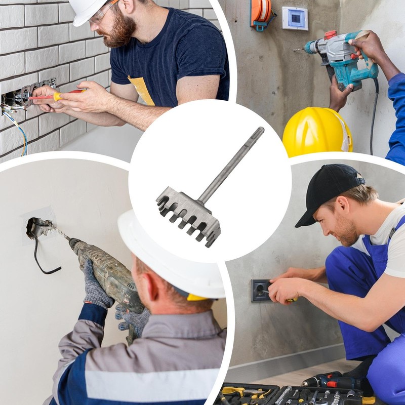 Square Slot Cutter | Drywall Outlet Cutout Oscillating Tool -