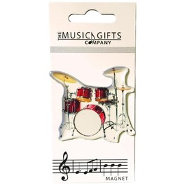 Music Gifts: Company Fridge Magnet Approx 9cm - Drum Kit